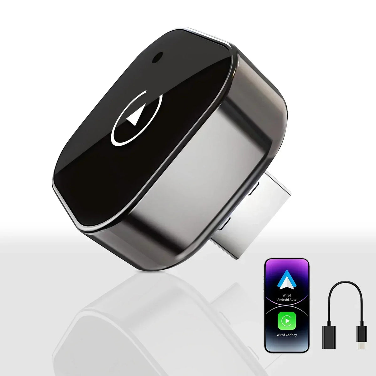 Boîte CarPlay & Android Auto Sans Fil